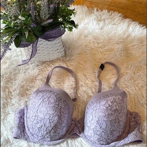 Victoria’s Secret 38C body by Victoria purple lace sparkly lingerie